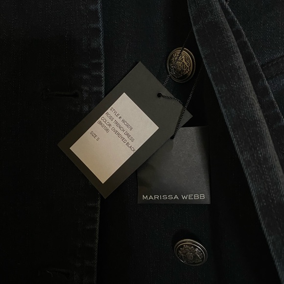 Marissa Webb Ross Denim Trench Dress - Picture 6 of 6